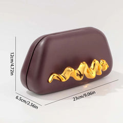 Vintage Leather Clutch Purse