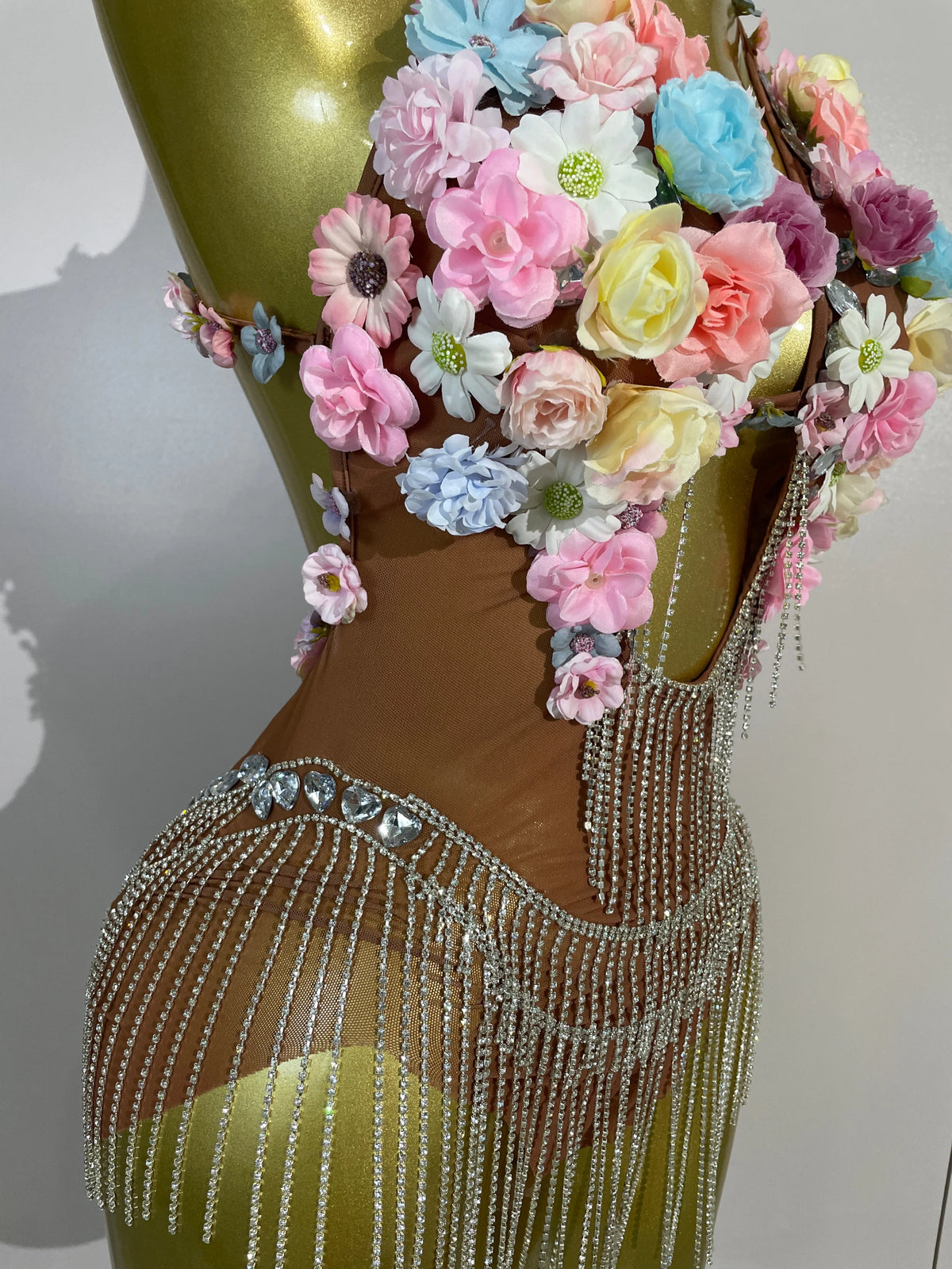 Luxe Flower Mesh Bodysuit