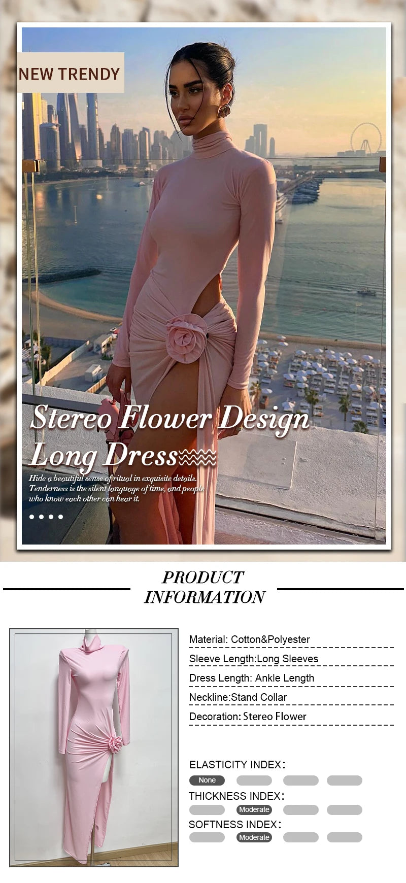 Robe midi plissée Chica Flower