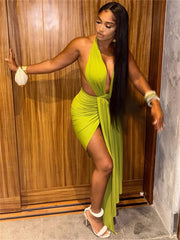 Camelia Split Maxi Dress