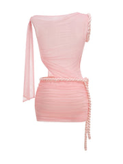 Twist Knot Mini Dress