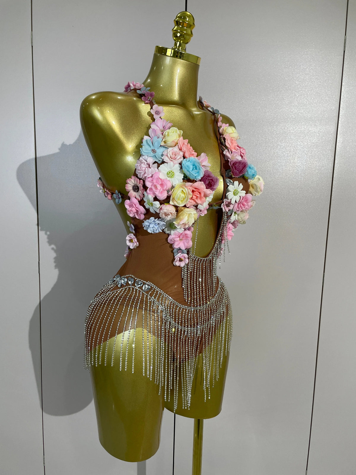 Luxe Flower Mesh Bodysuit