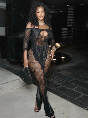 Yna Rhinestone Jumpsuit