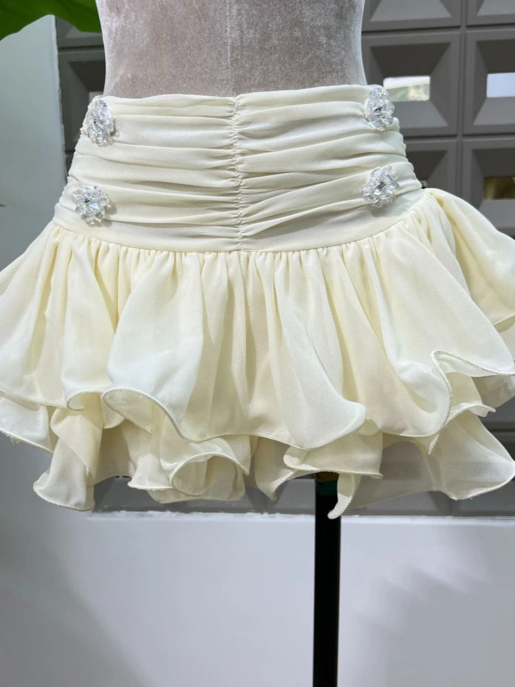 Ensemble mini-jupe Abella Ruffles