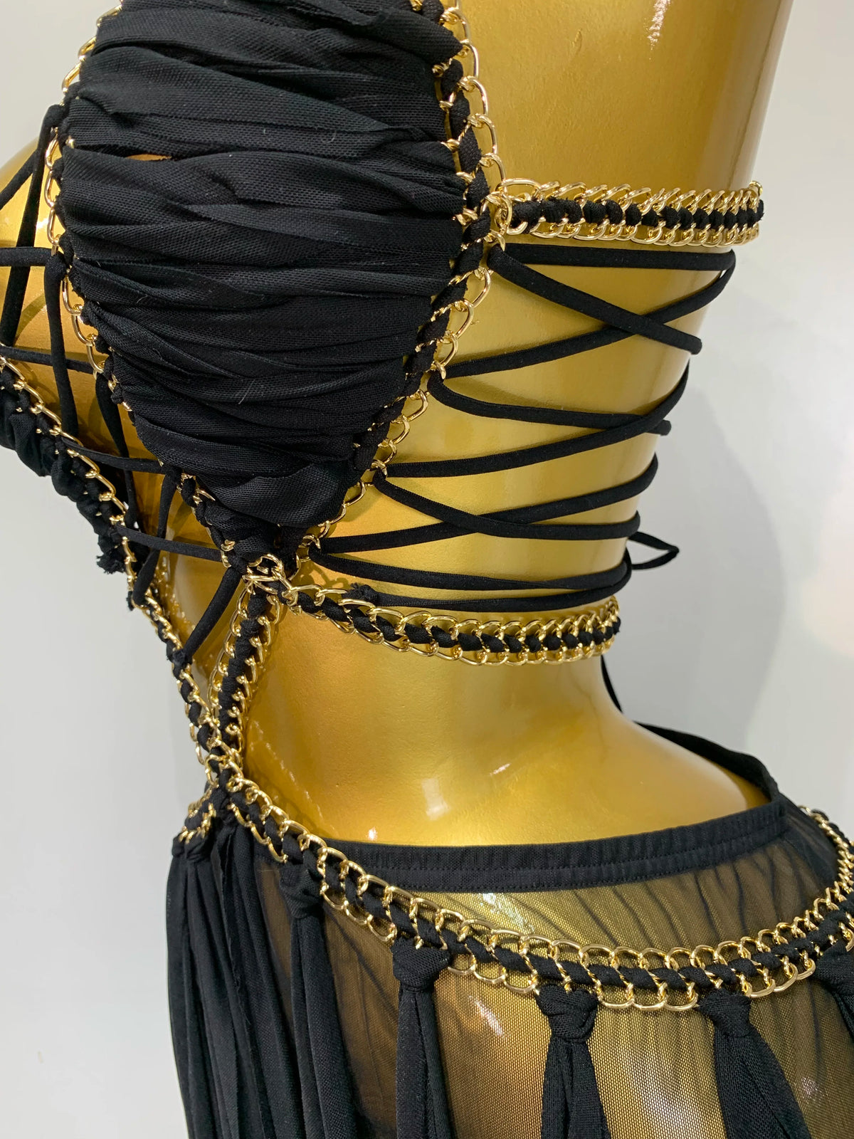 Robe longue Selena en maille dos nu