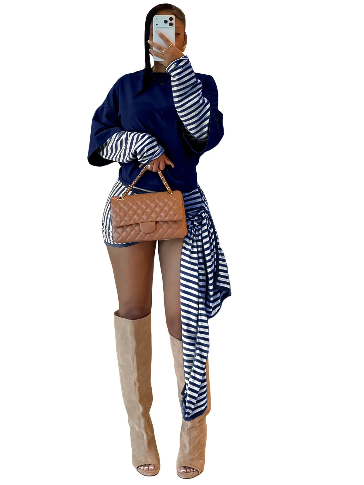 Issa Wrap Skirt Tie Skirt Set