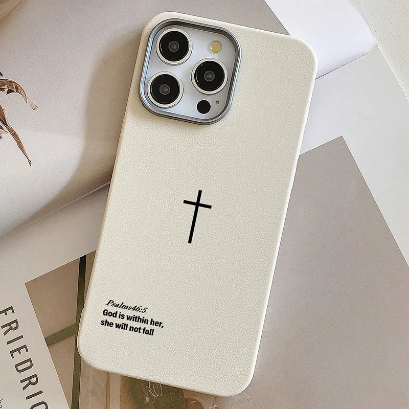 Coque iPhone Croix