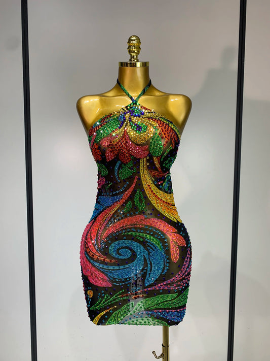 Vibrant Mini Dress
