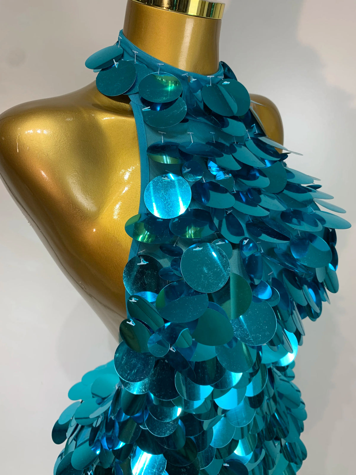 Mini-robe dos nu Marissa Sequins