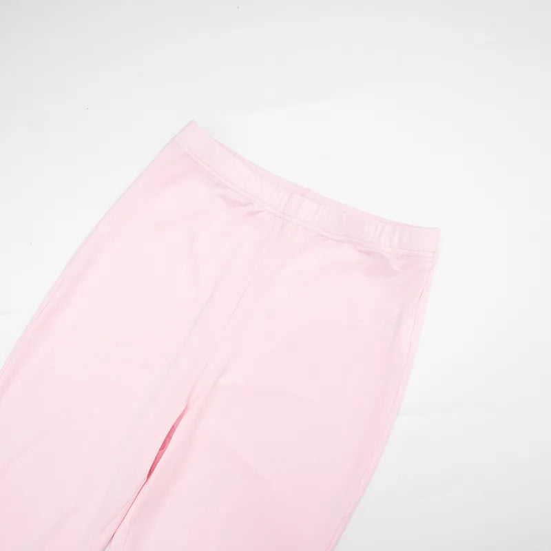 Fluffy Fur Pants Set