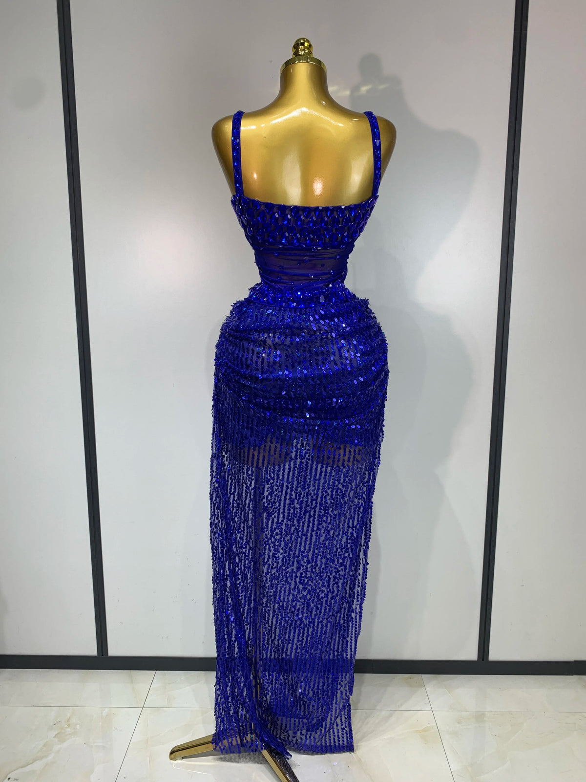 Vannah Sequin Maxi Skirt Set