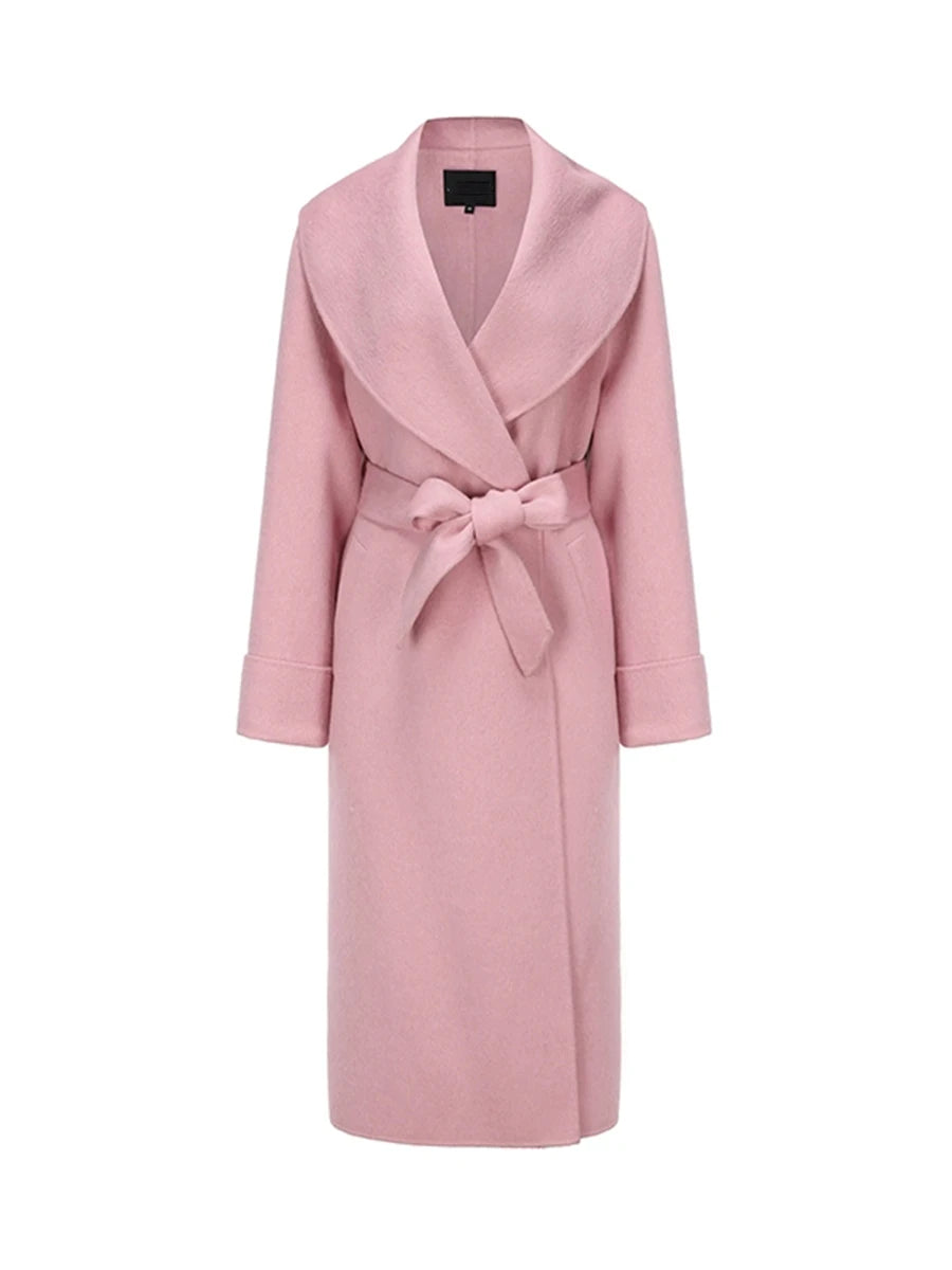 Pink Tunic Trench Coat
