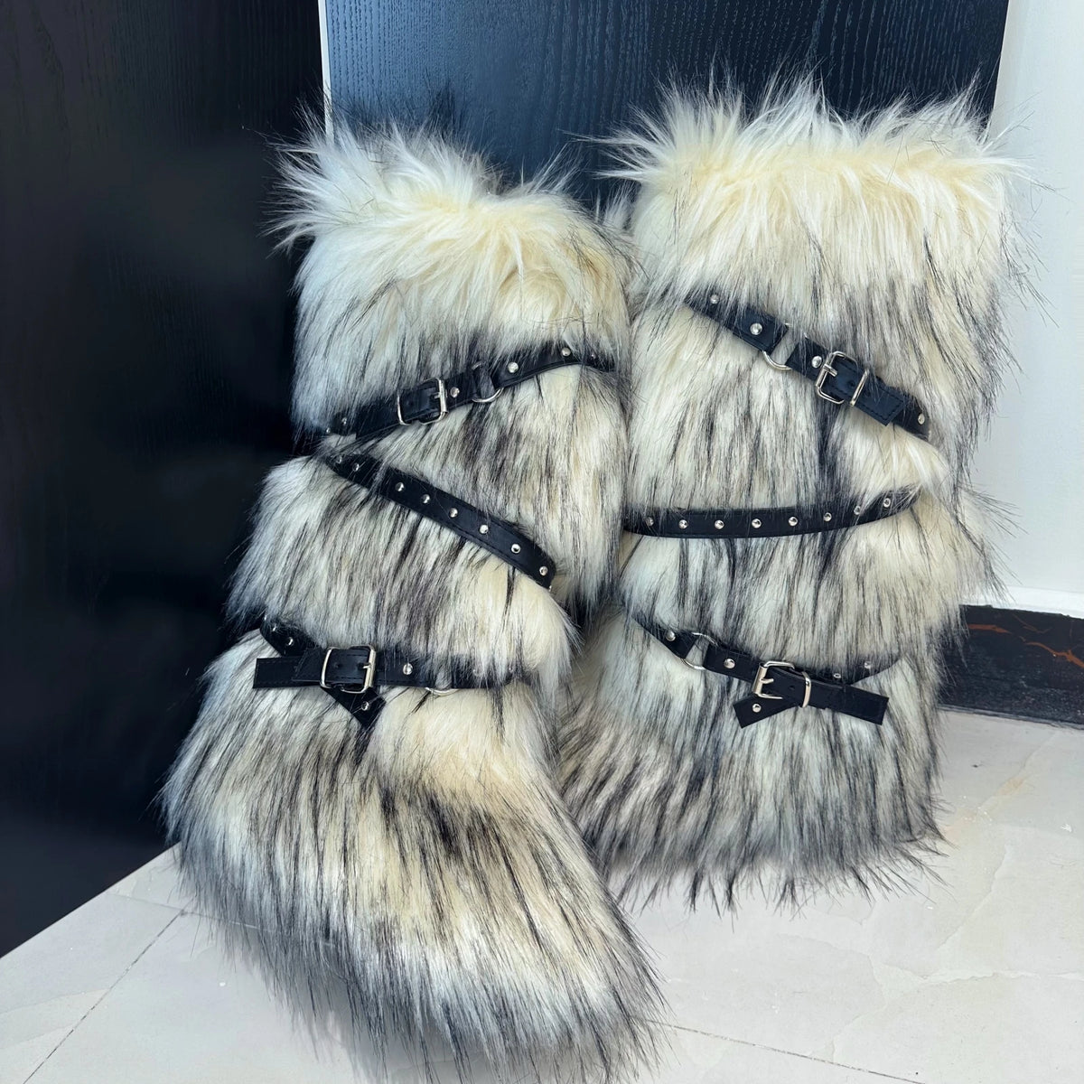 Bottes douces et pelucheuses