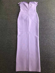 Arana Ruffles Bandage Maxi Dress