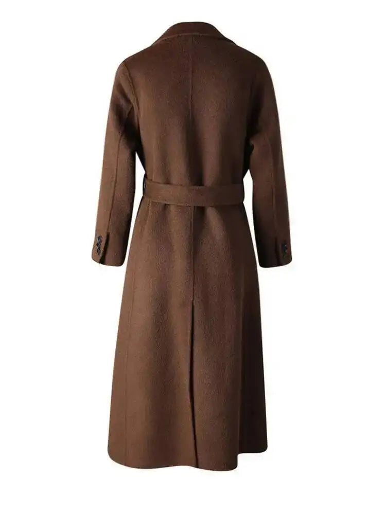 Brown Belted Trench Coat
