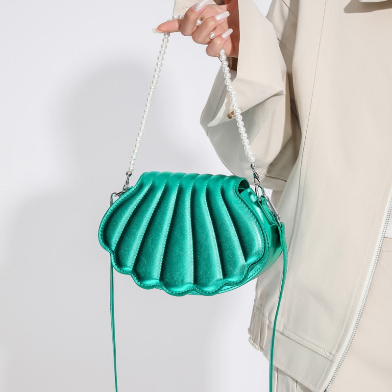 Shell shoulder bag hot sale