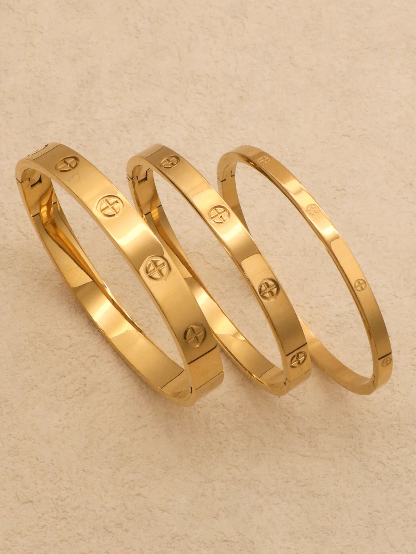 Stainless Steel bangles Fashion Closet Clothing