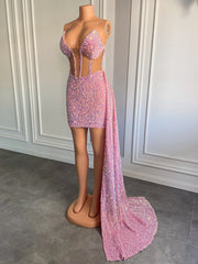 Sweetheart Sparkly Sequin Dress Fashion Closet Clothing