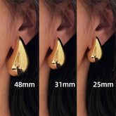 Teardrop Earrings Fashion Closet Clothing