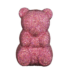 Teddy Bear Crystal Clutch Handbag Fashion Closet Clothing