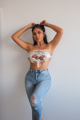 Them Curves High Waist Jeans - Medium Blue Wash Fashion Closet Clothing