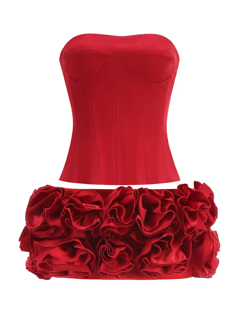 Twilight Ruffle Mini Skirt Set Fashion Closet Clothing