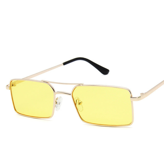 Vintage Narrow Rectangle Sunglasses Fashion Closet Clothing