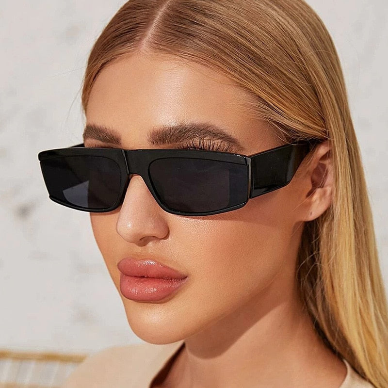 Vintage Rectangle Sunglasses Fashion Closet Clothing