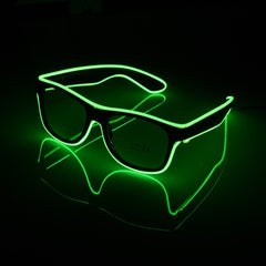 Wire LED Glowing Glasses Fashion Closet Clothing