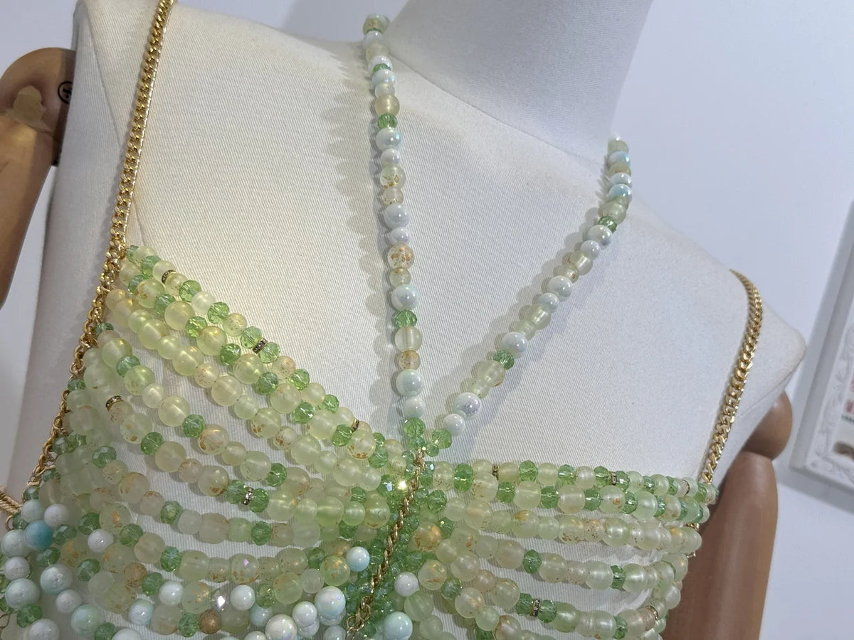 Zara Pearl Bralette Top Fashion Closet Clothing