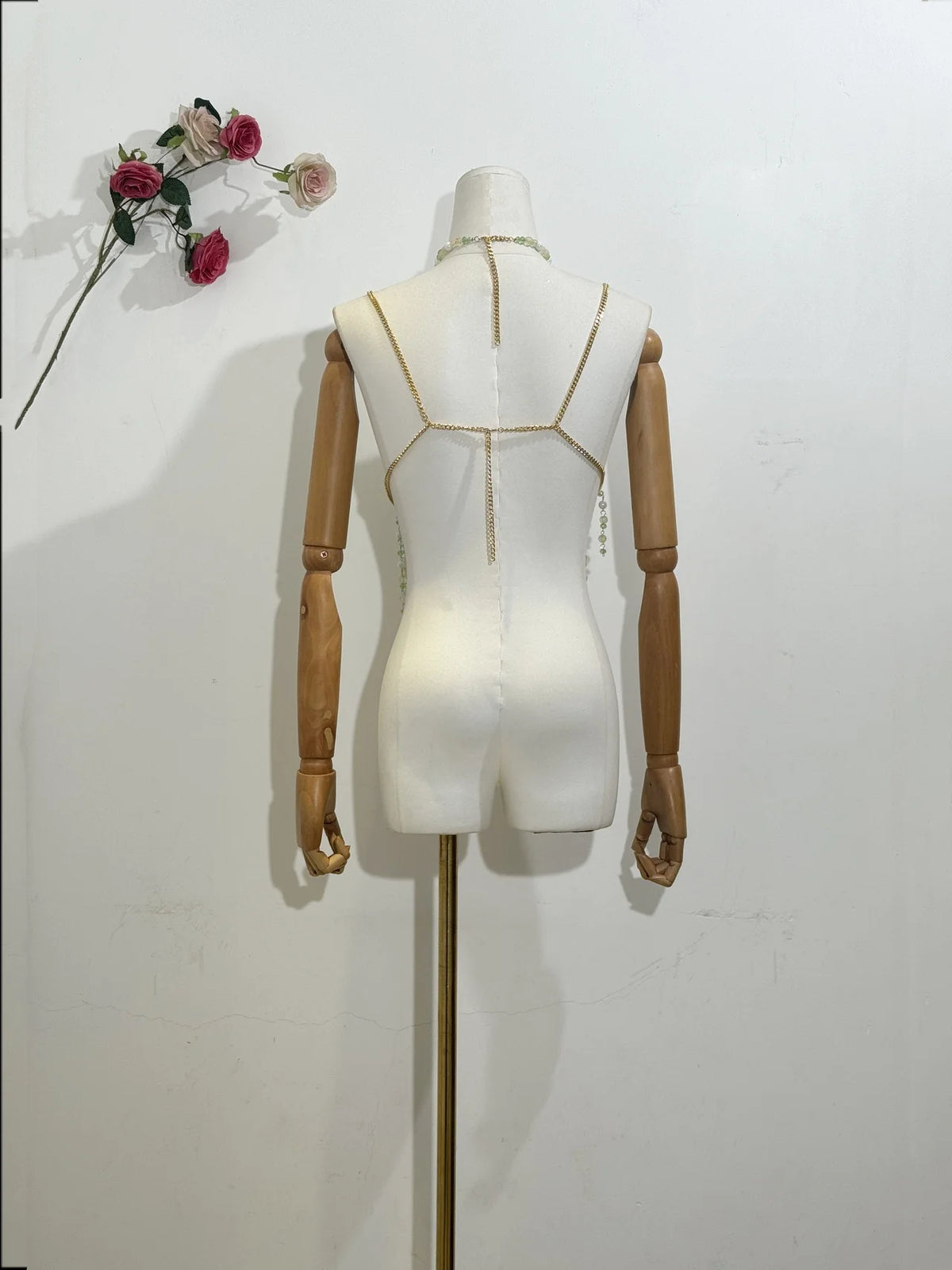 Zara Pearl Bralette Top Fashion Closet Clothing