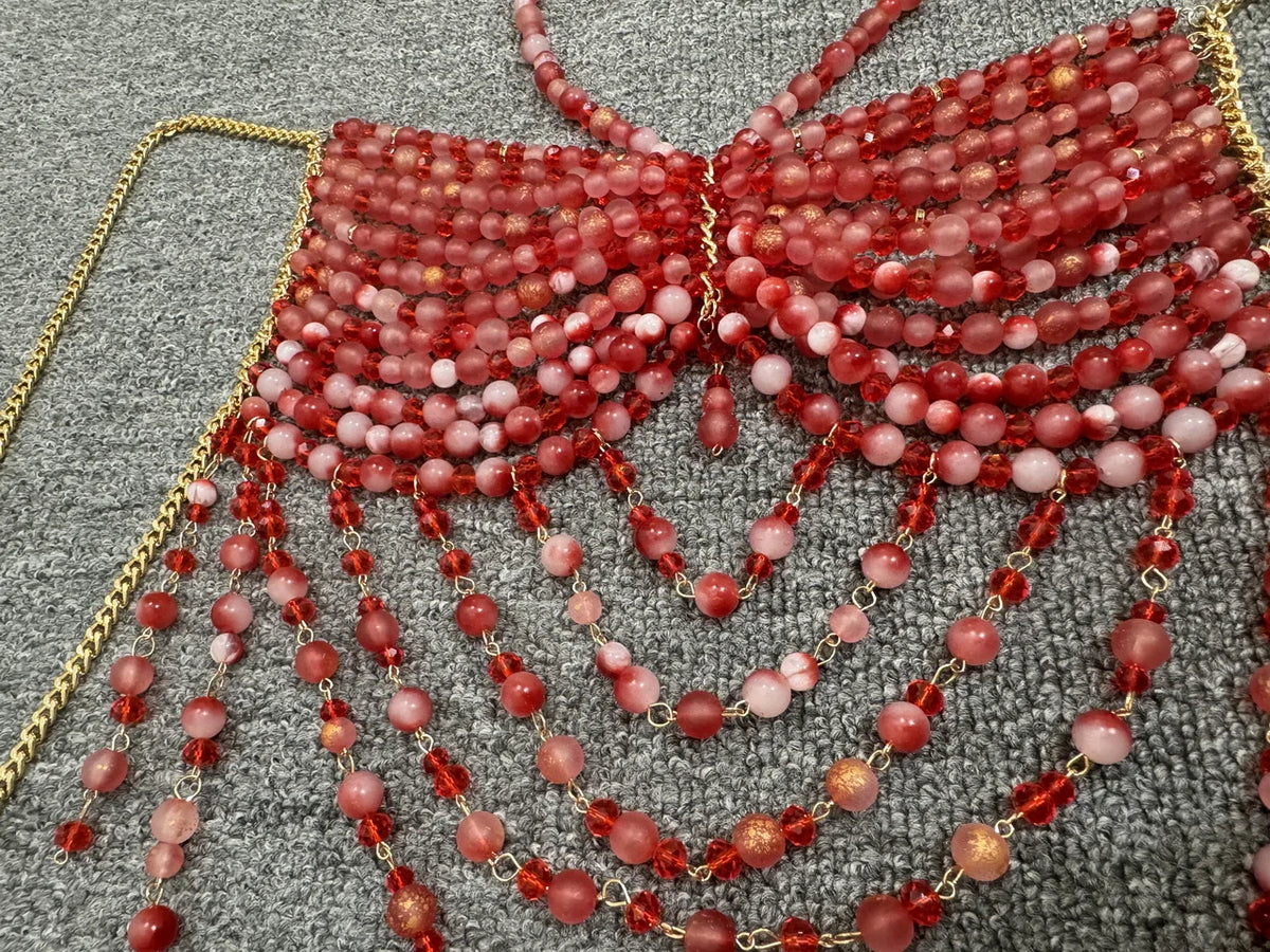 Zara Pearl Bralette Top Fashion Closet Clothing