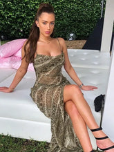 Zona Chiffon Maxi Sheer Dress Fashion Closet Clothing