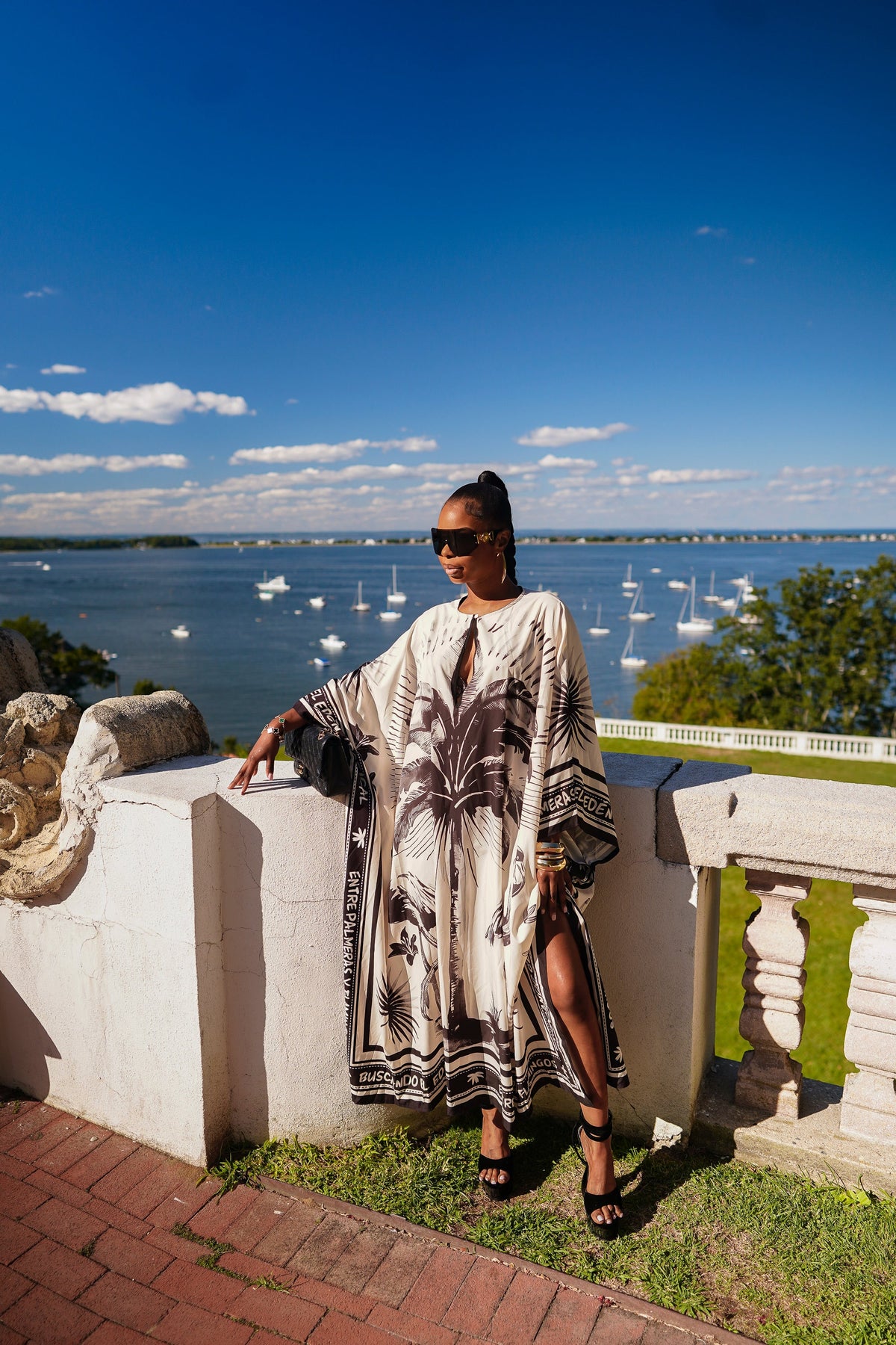 Robe plissée kimono