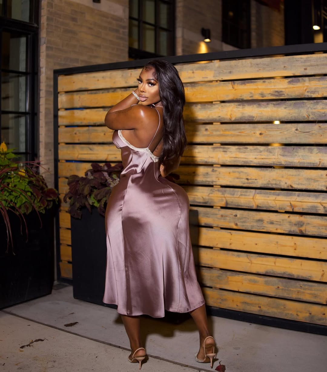 Ronda Silk Midi Dress