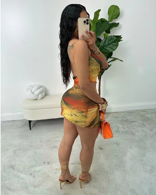Colorful Mini Dress