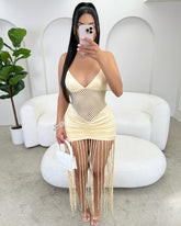 Cassandra Tassel Maxi Dress