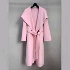 Pink Tunic Trench Coat
