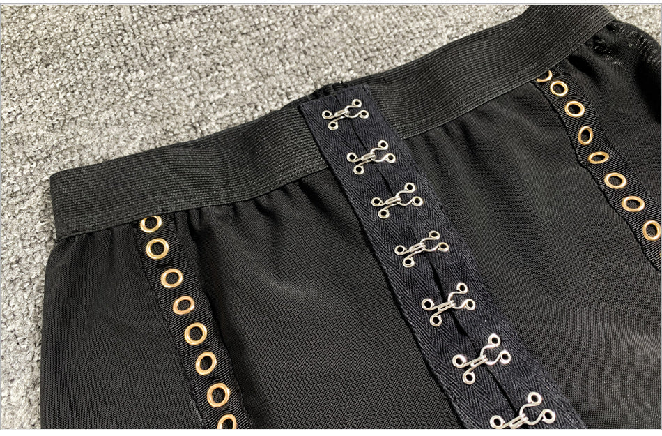 Diva Lace Up Mesh Pants