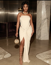 Sade Ruched Maxi Dress