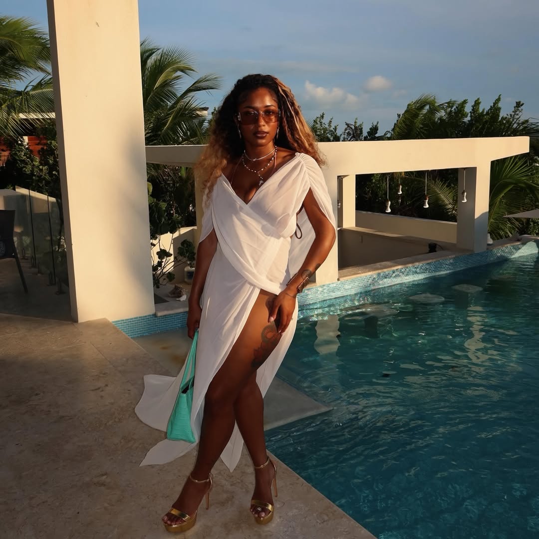 Robe longue transparente Tulum