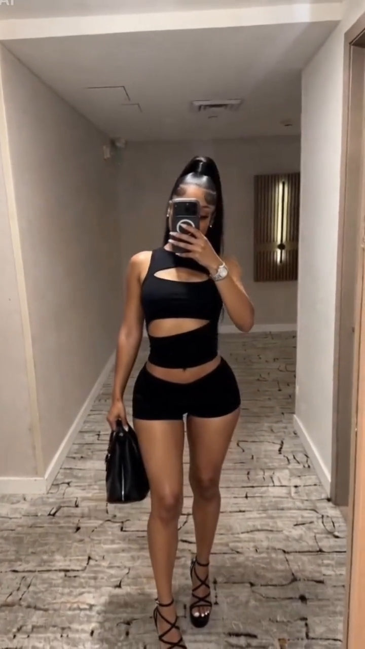 Mercilia Cropped Short Set
