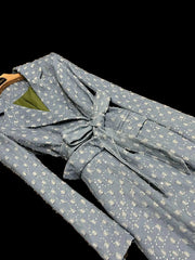 Sashes Denim Trench Coat