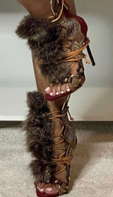 Vintage Fur Heels