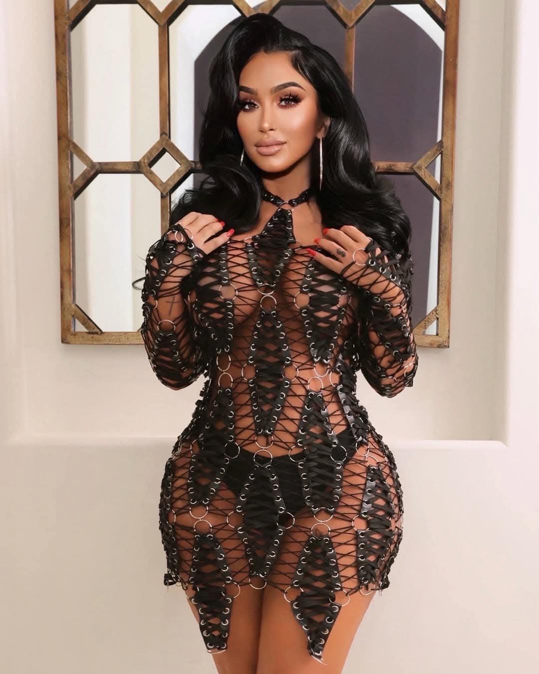 Metal Mini Dress