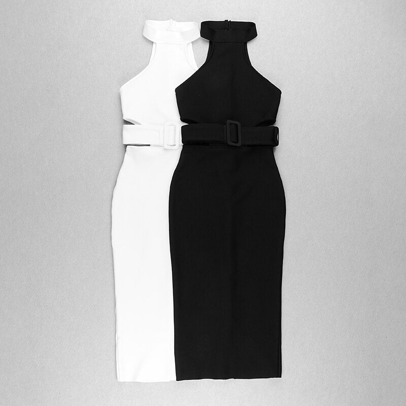 Your Needs Met Bandage Midi Dress