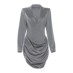 Blazer Ruched Dress