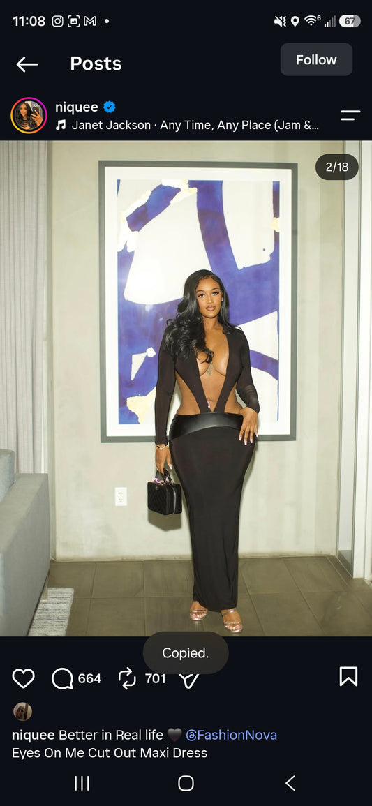 Pria V-Neck Maxi Dress