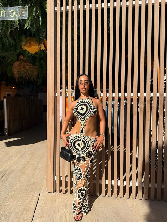 Florali Crochet Maxi Dress