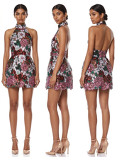 Sequined Cocktail Party Dress